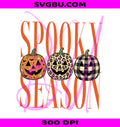 Spooky Season PNG, Leopard Pumpkin PNG, Retro Jack O Lantern PNG
