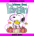 Snoopy Pumpkin PNG, Fall Snoopy PNG, Pumpkin Design PNG