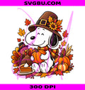 Thanksgiving Beagle PNG, Cute Fall Puppy PNG, Turkey Day Dog PNG
