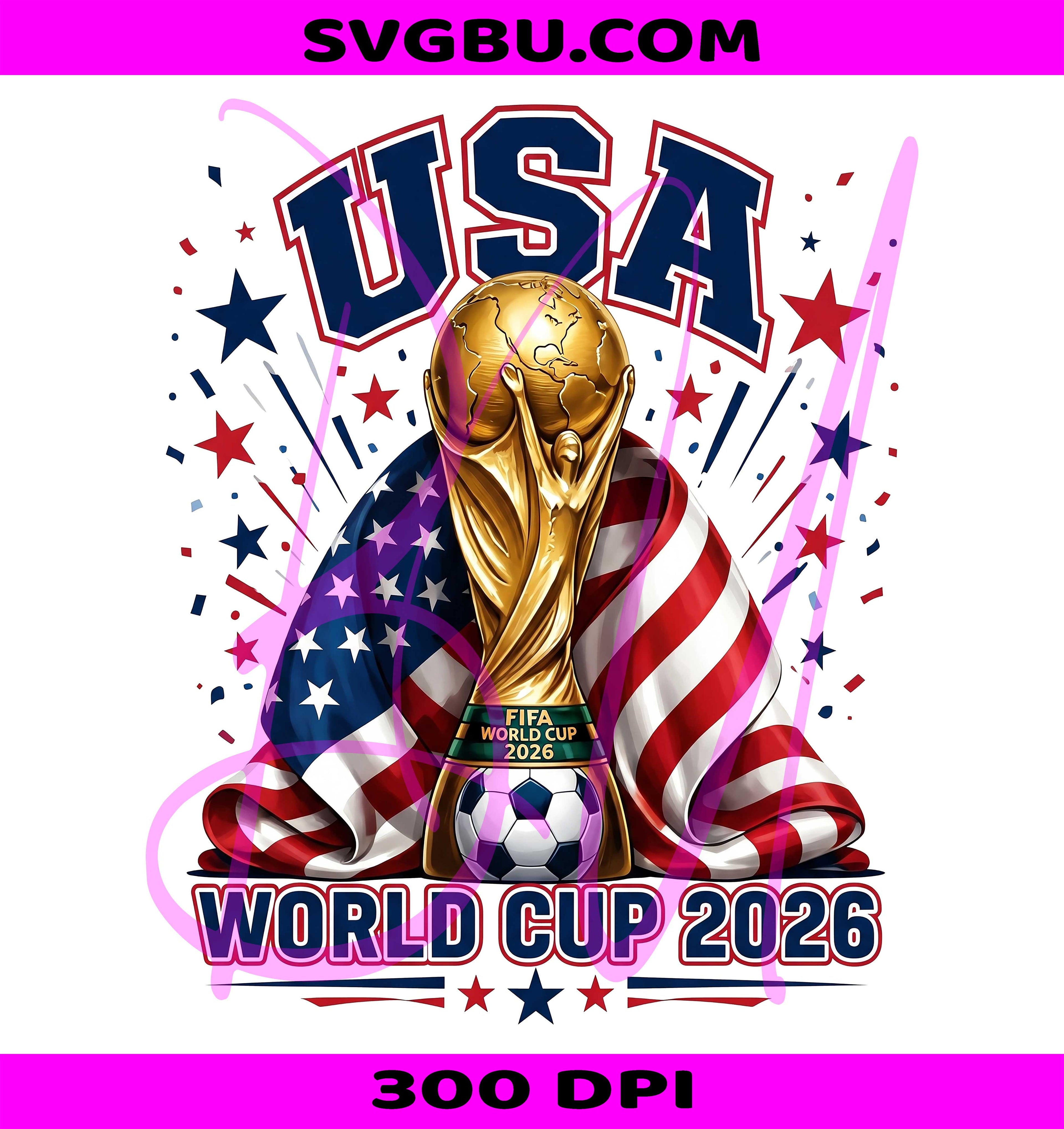 USA Football Fan PNG,World Cup 26 PNG,American Soccer PNG