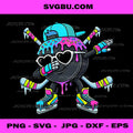 Funny Hockey Puck Dabbing PNG, Melting Donut Ice Hockey PNG, Sports Art PNG