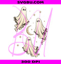 Spooky Ghost PNG, Retro Halloween PNG, Ghost Sublimation PNG