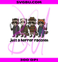 Just A Horror Raccoon PNG, Halloween Raccoon PNG, Funny Horror Raccoon PNG
