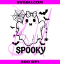 Spooky Halloween PNG, Cute Ghost PNG, Spooky Season PNG