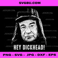 Hey Dickhead Vintage Portrait Edgy Meme PNG Graphic Design Art