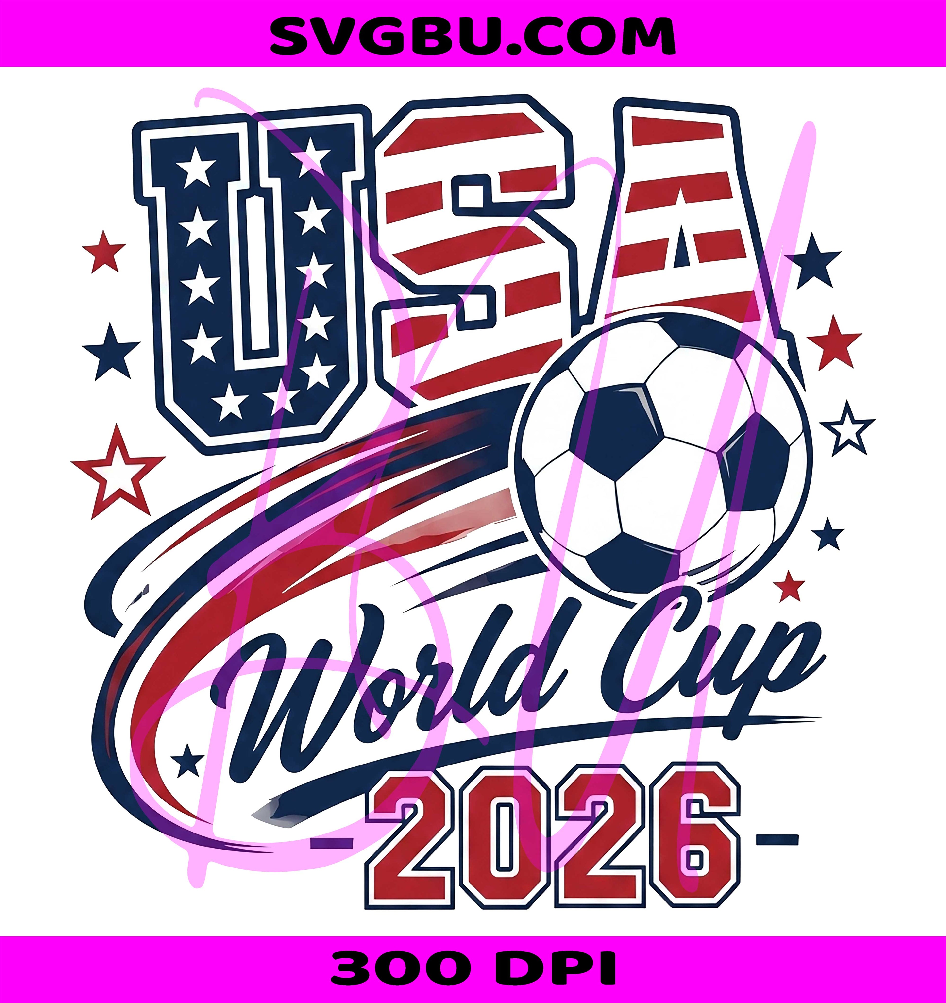 USA World Cup 2026 PNG,USA Soccer Fan PNG,World Cup Football PNG