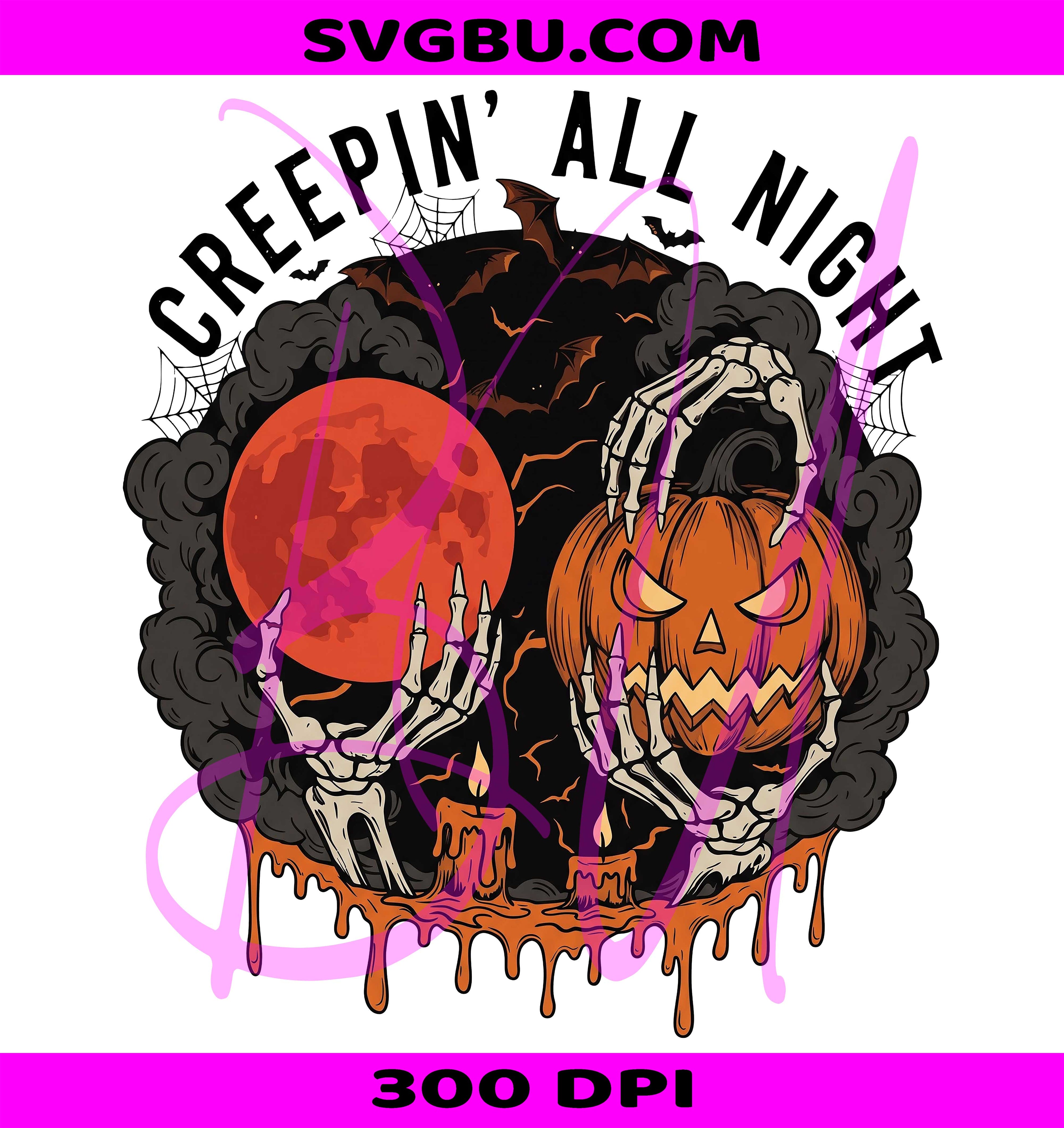 Stay Creepy PNG, Retro Skeleton Hand Heart PNG, Dripping Spooky PNG