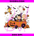 Snoopy Halloween PNG, Peanuts Pumpkin PNG, Charlie Brown Ghost PNG