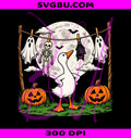 Spooky Goose PNG, Halloween Goose PNG, Skeleton Goose PNG