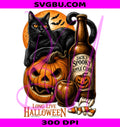 Long Live Halloween PNG, Spooky Pumpkin PNG, Vintage Apple Cider PNG