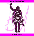 The Breakfast Club Dont You Forget About Me PNG, 80s Movie Design PNG