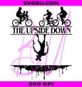 Upside Down Silhouette Sunset PNG, 80s Horror TV Show PNG, Fan Art PNG