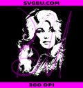 Vintage Dolly Parton PNG, Retro Dolly Western PNG, Country Music Singer PNG