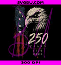 USA 250th Anniversary PNG, Patriotic Bald Eagle PNG, American Flag PNG