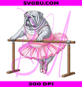 Vintage English Bulldog Ballet Dancer PNG, Dancing Dog Lovers PNG