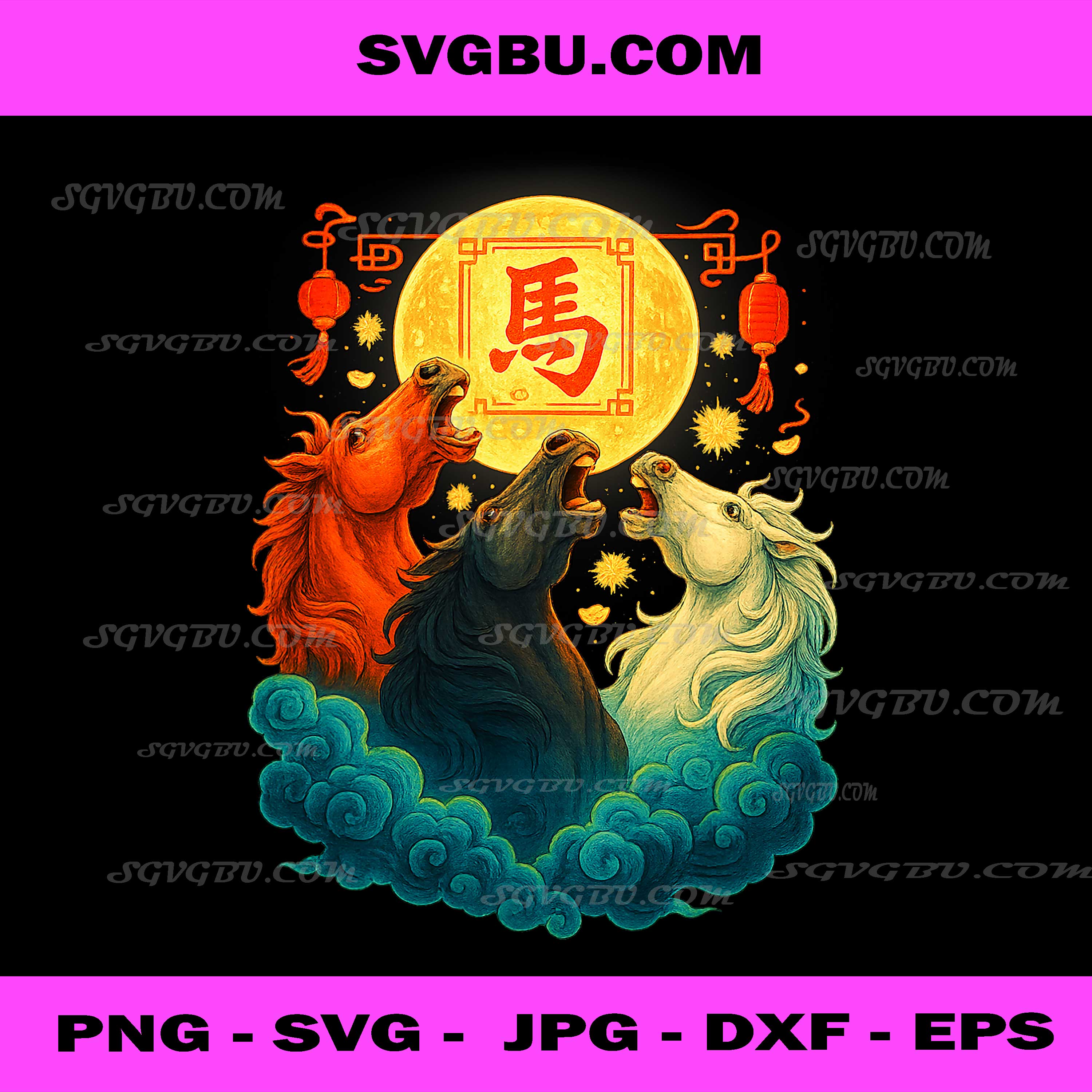 Chinese New Year 2026 PNG, Year of The Horse, Lunar New Year 2026 PNG