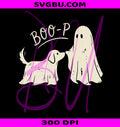 Boo-P Ghost Dog PNG, Cute Halloween Dog PNG, Ghost Puppy PNG