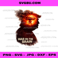 War On The Brain Political Silhouette PNG, Nuclear Mind Art PNG