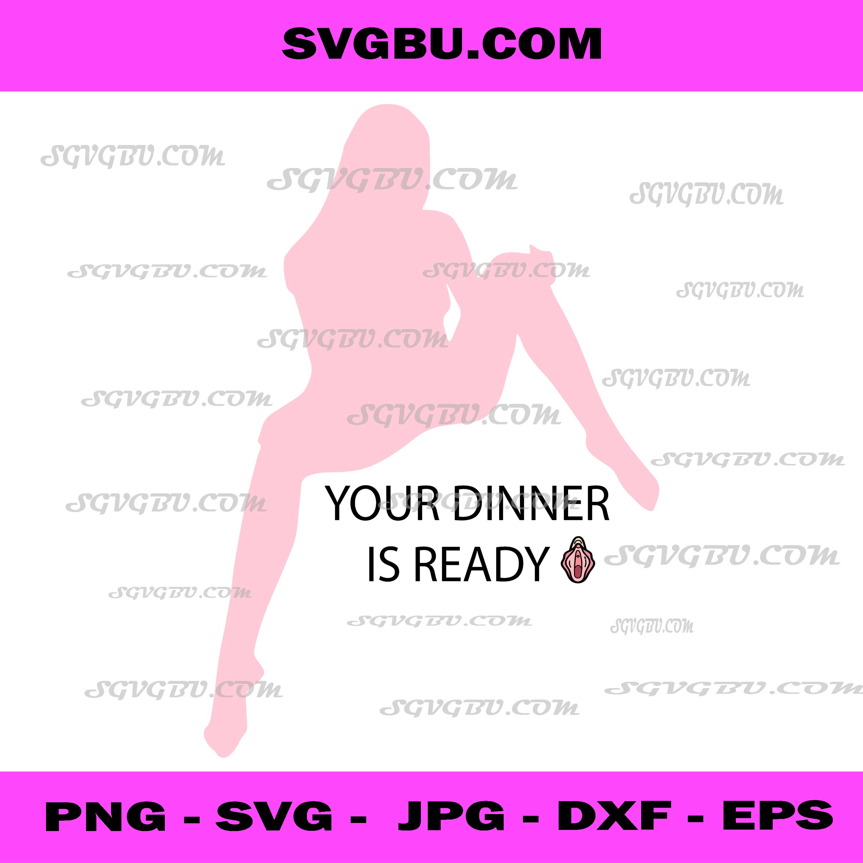 Funny Adult Dinner Joke PNG, Cheeky Humor Art PNG, Naughty Quote PNG
