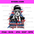 Make WWIII Great Again Trump PNG, Military Satire Vector PNG