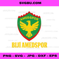 Bui Amedspor Logo PNG, Football Club Emblem Digital Design File