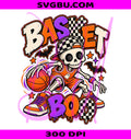 Basketball BOO PNG, Skeleton Basketball PNG, Spooky Sports PNG
