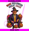 Make Halloween Spooky Again PNG, Trump Halloween PNG, Spooky Trump PNG
