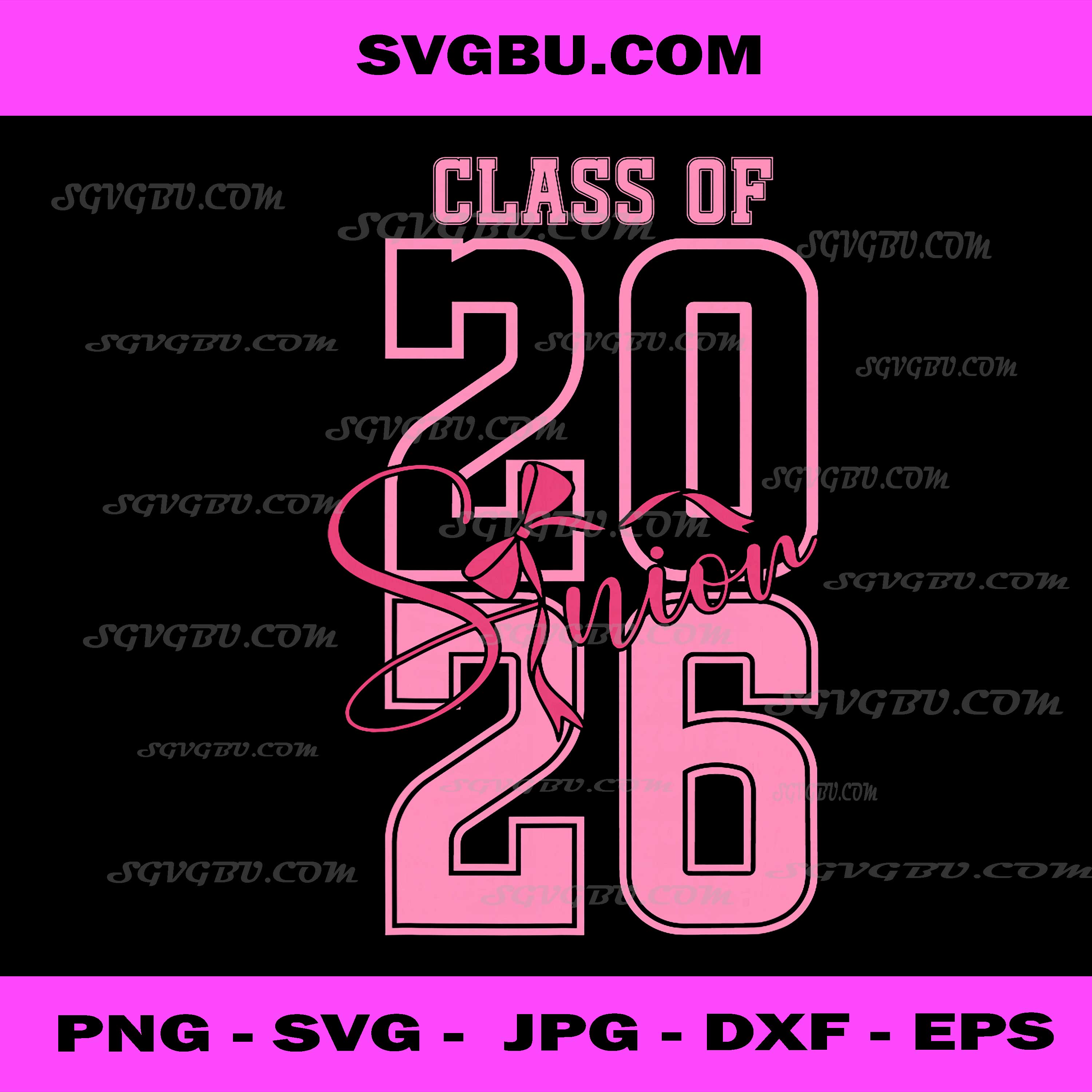 Class Of 2026 Senior PNG, 2026 Graduation PNG