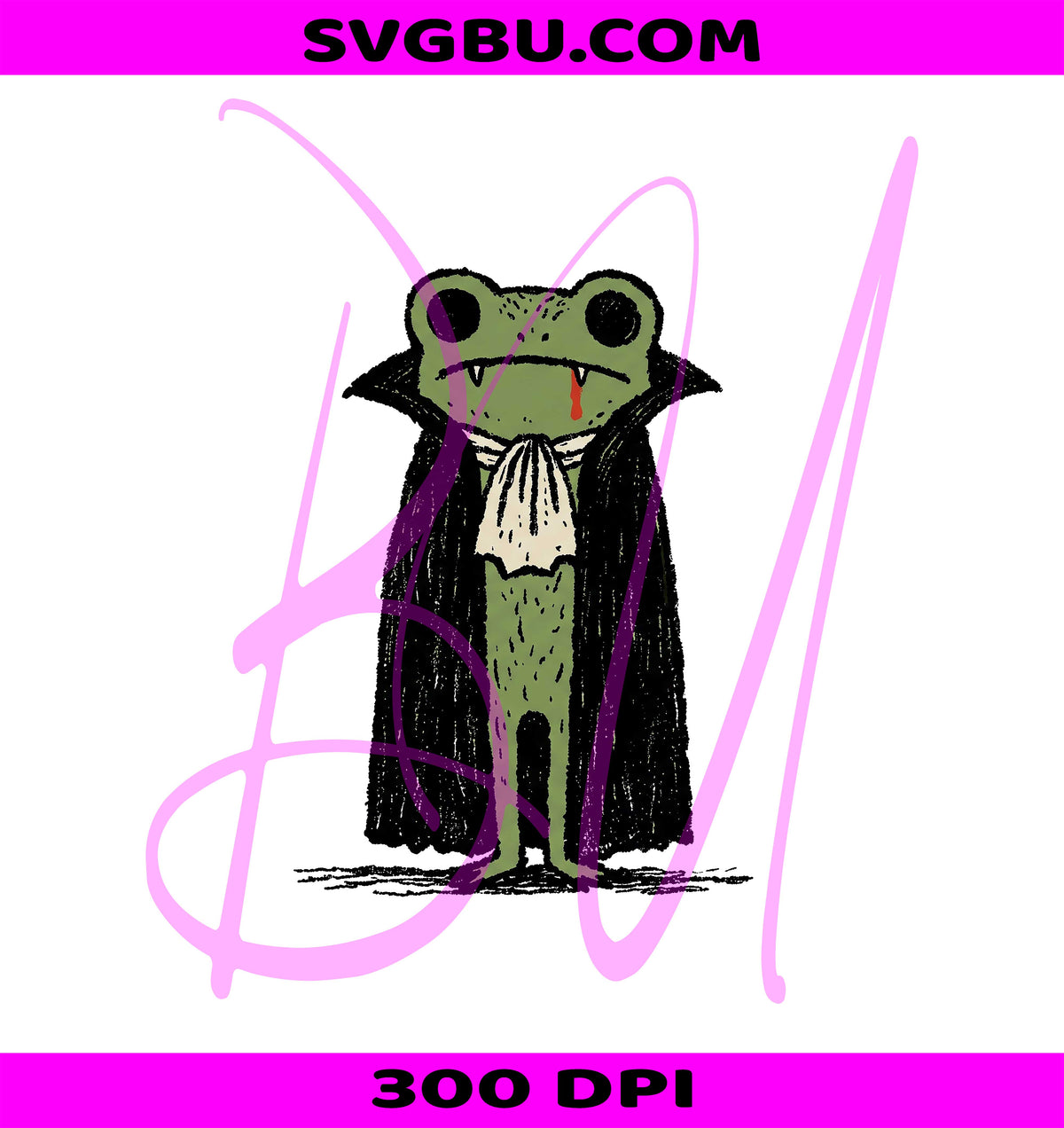 Cute Vampire Frog PNG, Spooky Frog PNG, Funny Halloween Frog PNG