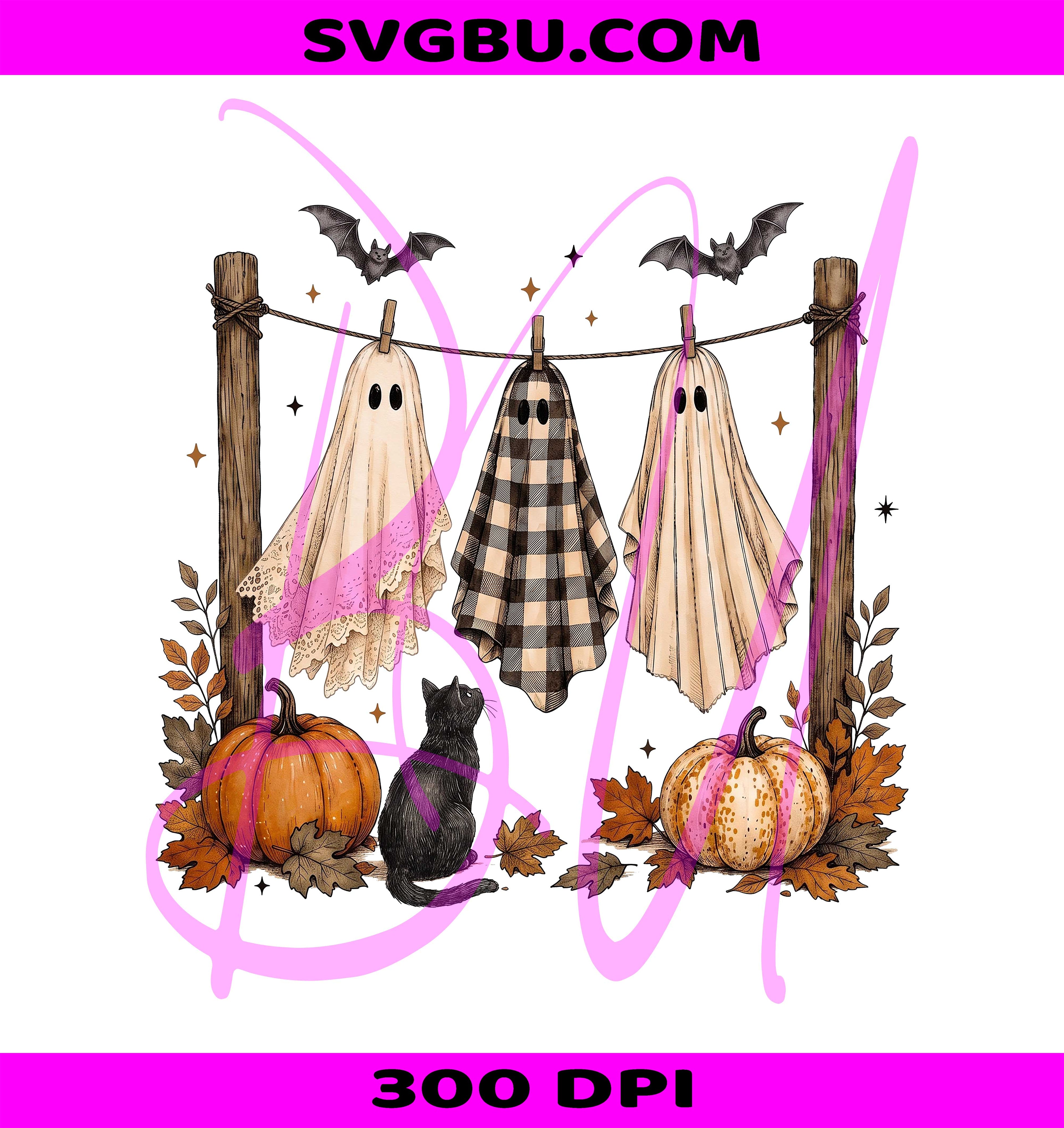 Vintage Halloween PNG, Spooky Ghost PNG, Halloween PNG