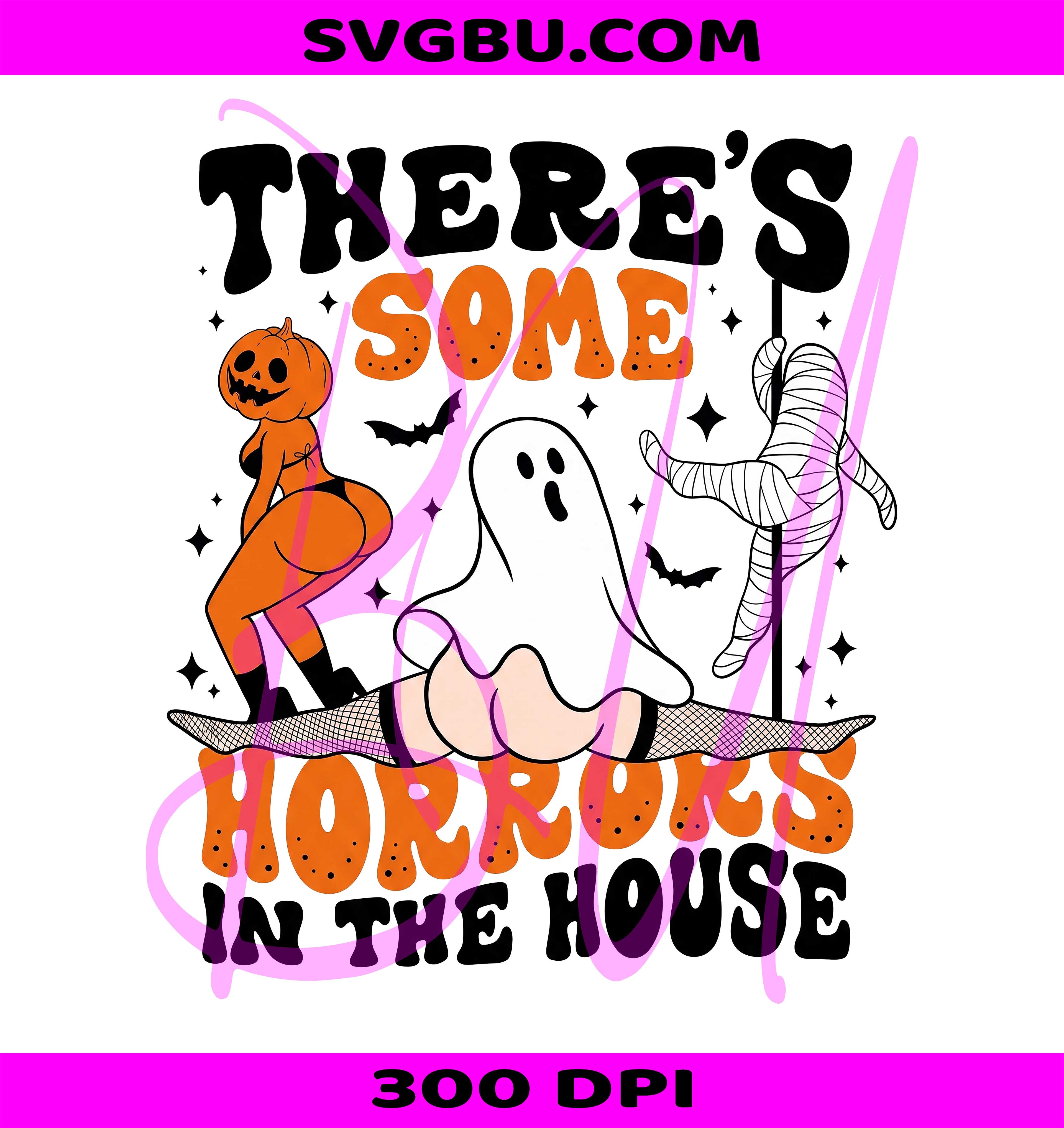 Retro Halloween Horrors PNG, Twerking Ghost PNG, Halloween Ghost PNG