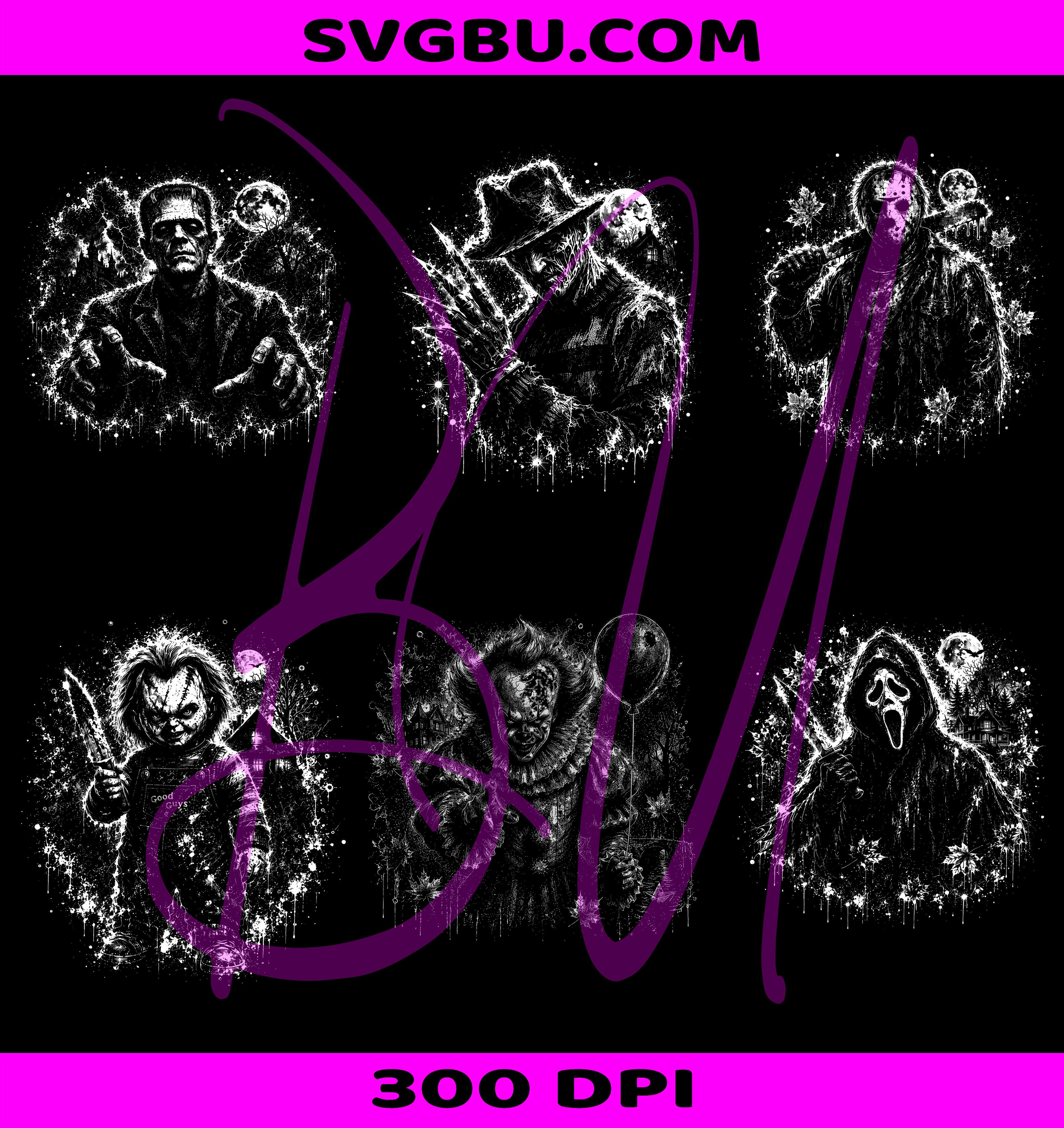 Horror Characters PNG, Halloween Horror PNG, Horror Movies PNG