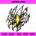 Classic Football Game Day Eagles Apparel PNG, Aggressive Eagle Claw Illustration Digital Download