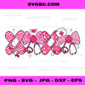XO Nurse Valentines Day PNG, Stethoscope Valentine Nursing PNG