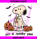 Vintage Snoopy PNG, Retro Spooky Dog PNG, Halloween Dog PNG