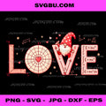 Math Gnome Love PNG, Valentines Day Teacher PNG, Math Formula Art PNG