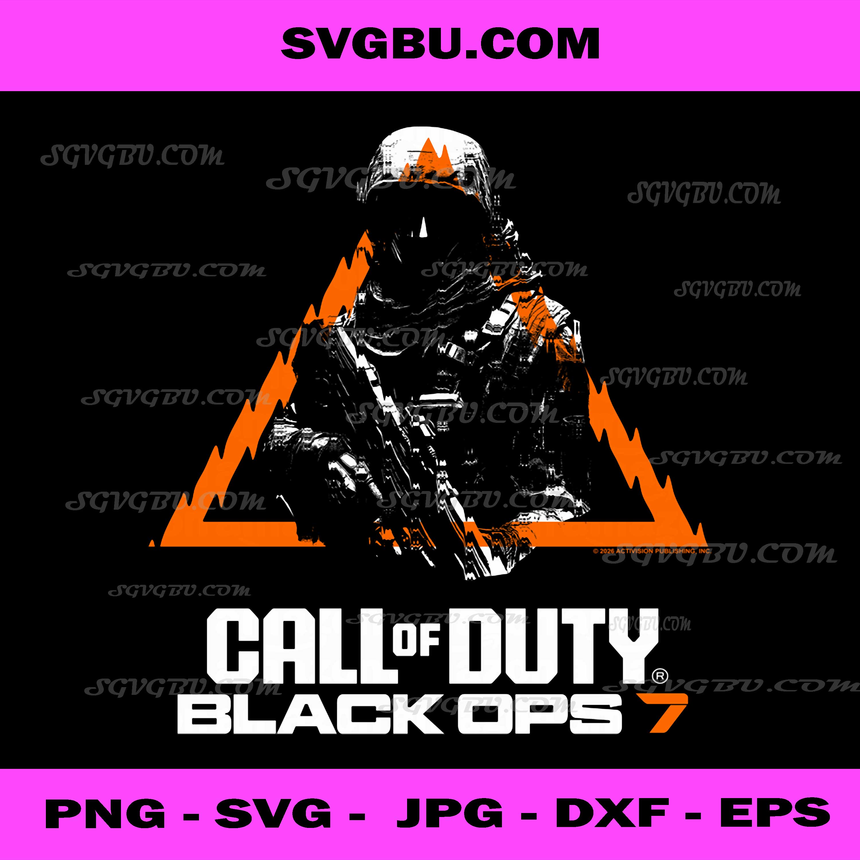 Call of Duty Black Ops 7, Character Icon Video Game PNG