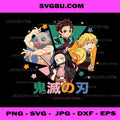 Demon Slayer PNG, Kimetsu no Yaiba Core Team Portrait PNG
