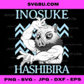 Demon Slayer, Kimetsu no Yaiba PNG, Inosuke Beast Breathing Pose PNG