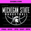 Michigan State Basketball PNG, Spartans Logo PNG, Michigan Sports PNG