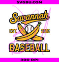 Savannah Bananas PNG, Game Day Baseball PNG, Sports Fan PNG