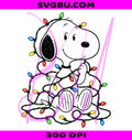 Cute Christmas PNG, Holiday Lights PNG, Vintage Winter PNG