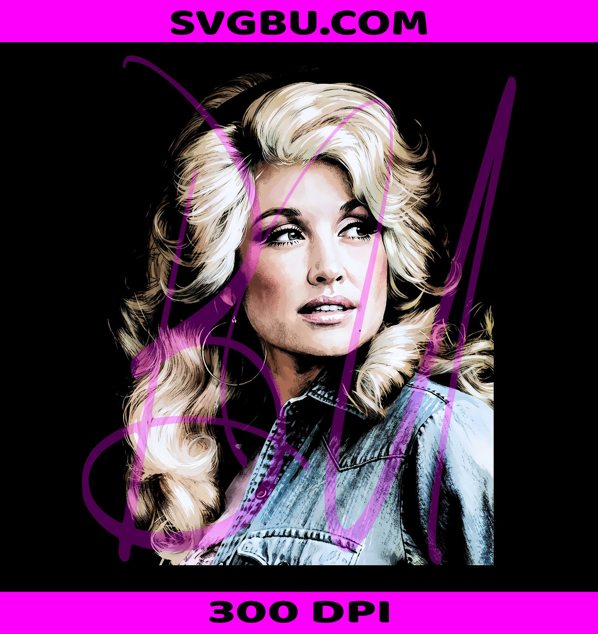 Dolly Parton Halftone PNG Vintage Country Music PNG Pop Art Graphic PNG