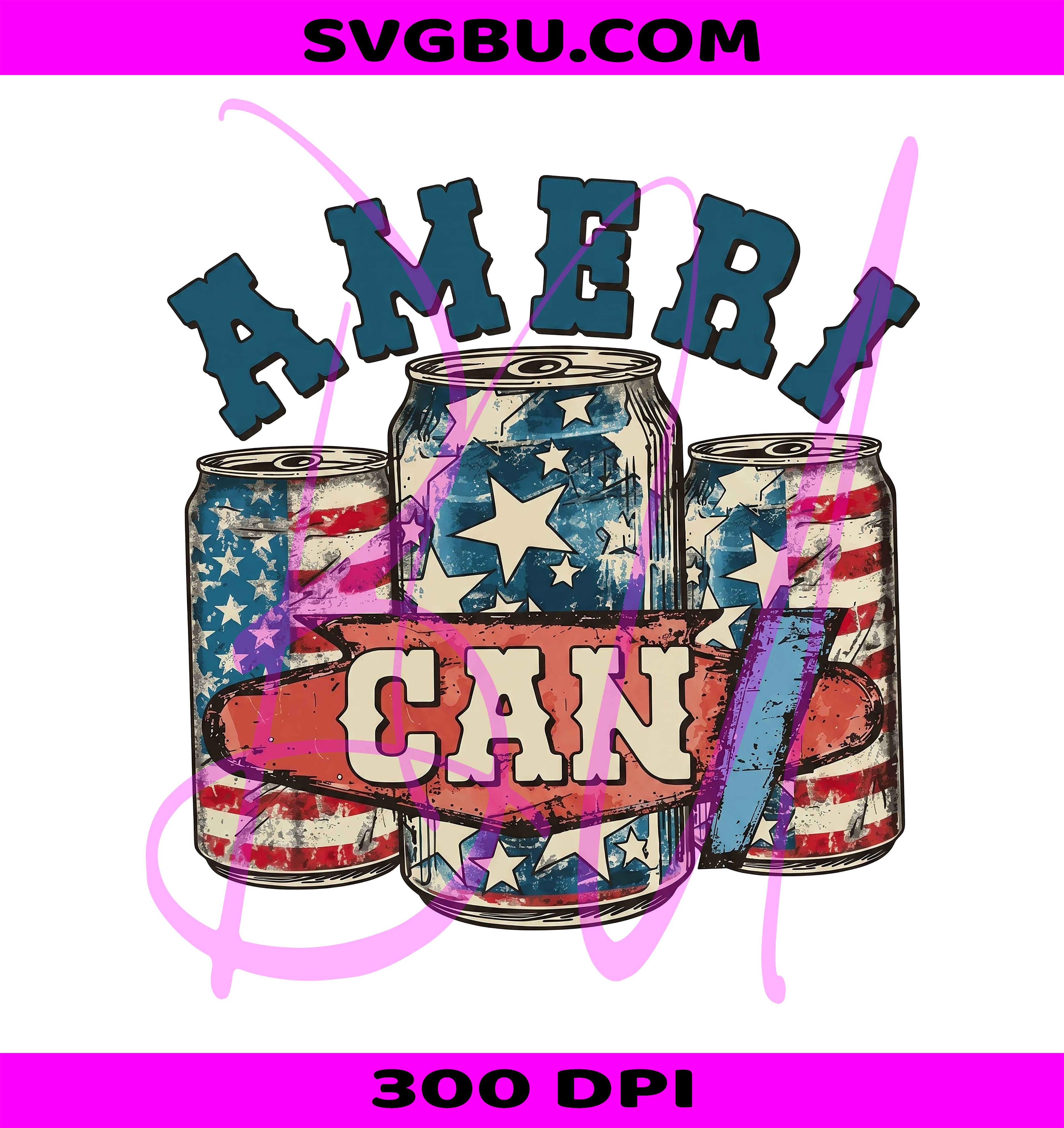 Ameri Can PNG, 4th Of July PNG, America PNG, Independence Day PNG, Patriotic PNG