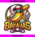 Banana Baseball PNG, Funny Baseball PNG, Banana PNG
