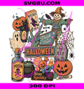 Retro Halloween PNG, Halloween Collage PNG, Spooky Scarecrow PNG