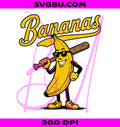 Let's Go Bananas PNG, Savannah Bananas PNG, Baseball Fan PNG