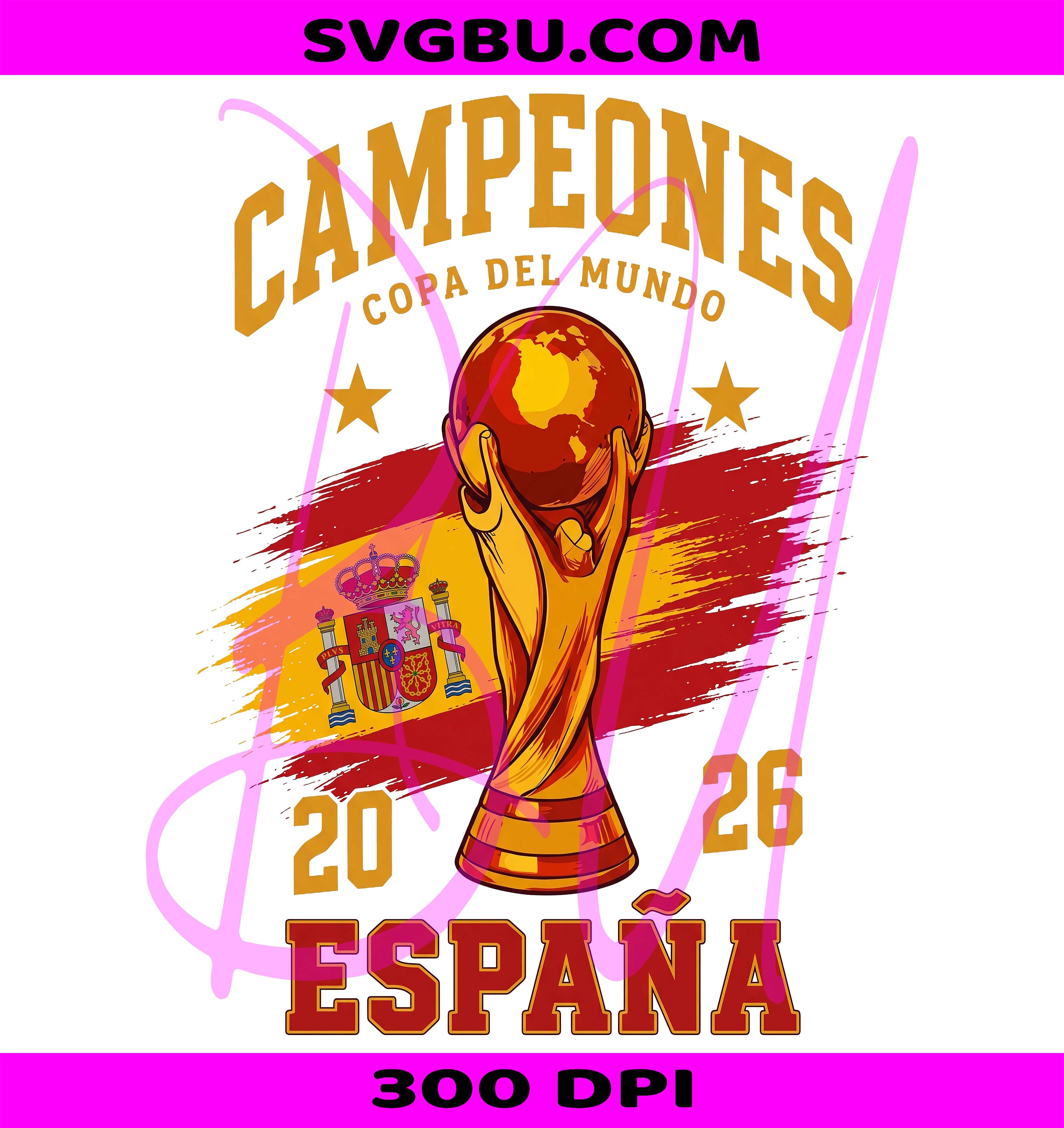 Spain World Champion PNG, Spain 2026 PNG, Spain National Team PNG