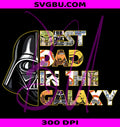 Best Dad In The Galaxy PNG, Retro Sci Fi Father Day PNG