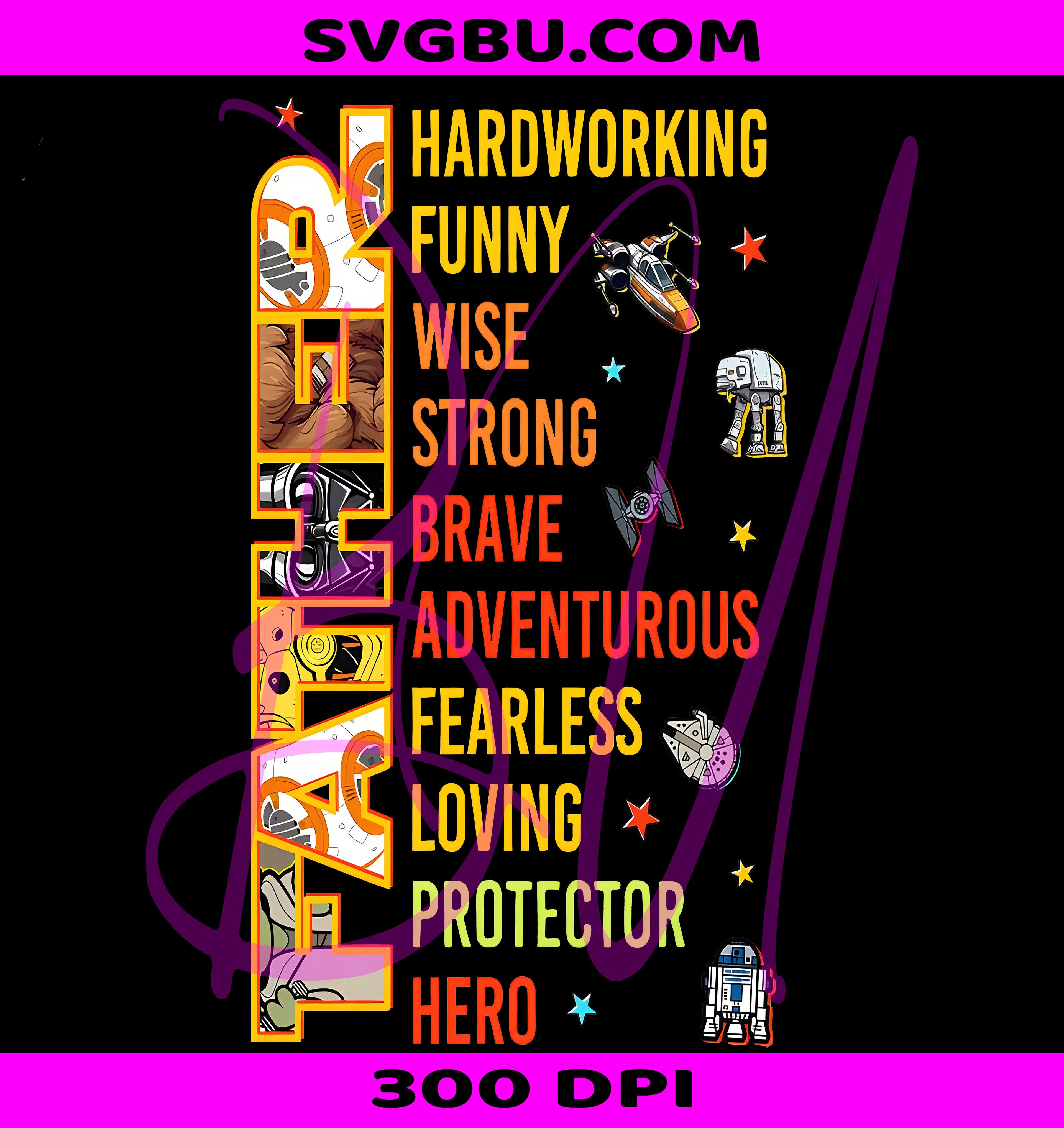 Sci Fi Father Hardworking Wise Hero PNG, Best Dad In Galaxy PNG